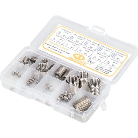41 Pieces Protection Resistant Inserts Insert Pieces Repair Thread