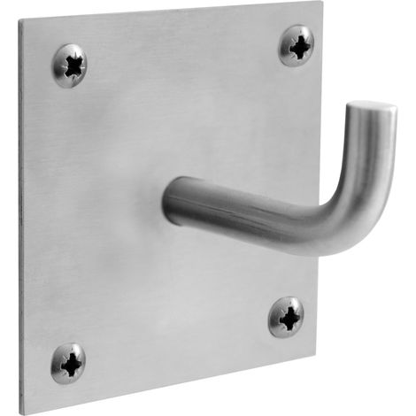 KWC AR Kleiderhaken, HEAVY DUTY, Edst., 80x80x65 mm, Befestigung von vorn