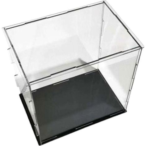 Vitrine acrylique simple, vitrine anti-poussière 15,7 x 14,2 x 13,8 pouces (1/5)