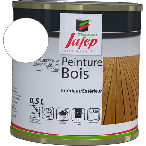 Peinture bois blanc Jafep 0,5 L