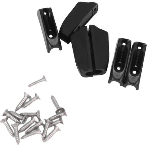 Compatible avec les accessoires de bateau suivants : corde de canoë/kayak en nylon autobloquante, poulie de tension, bloqueur de gouvernail, système de blocage de corde en 6 brins, et accessoires EM. (1/5)