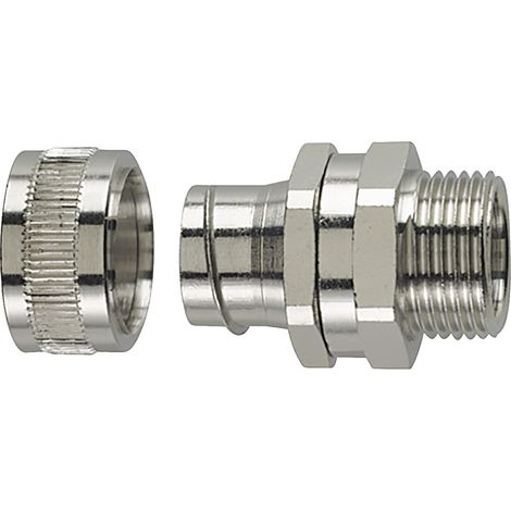 HellermannTyton 166-30412 SC16-SM-PG11-NPB-ML Schlauchverschraubung Metall PG11  Gerade 1 St.