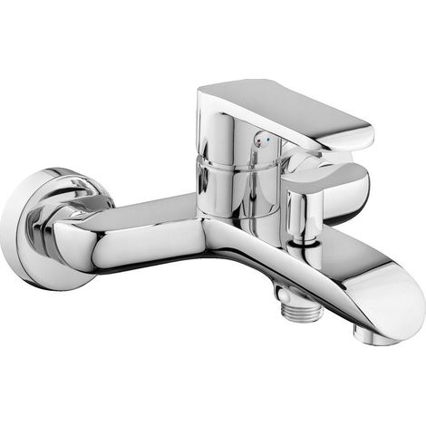 Invena Siros Robinet de baignoire chrome élégant et fonctionnel (1/3)