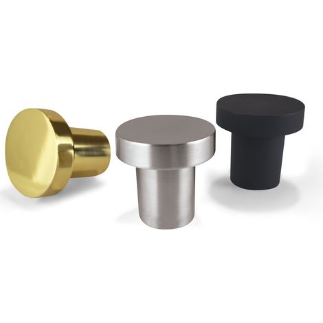 Drako - Pomo Calle R.554-Cm Cromo Mate   - DRAKO - Pomo redondo para puerta de entrada (1/5)