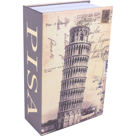 Dizionario, cassaforte segreta, cassetta di sicurezza, contanti, gioielli, lucchetto (tipo Torre Pendente di Pisa) (1/5)