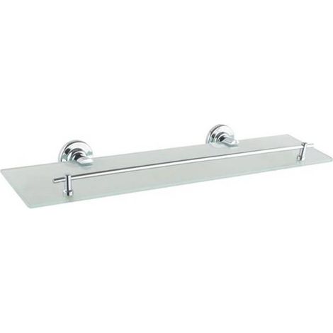 étagère En Verre Satiné Salle De Bain Avec Places Assises Fixation 79816 (1/2)
