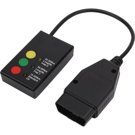 Scanner per auto OBD2 SRS a 16 pin, strumento di ripristino del servizio olio a 3 pulsanti, spia di controllo motore, strumento diagnostico (1/5)