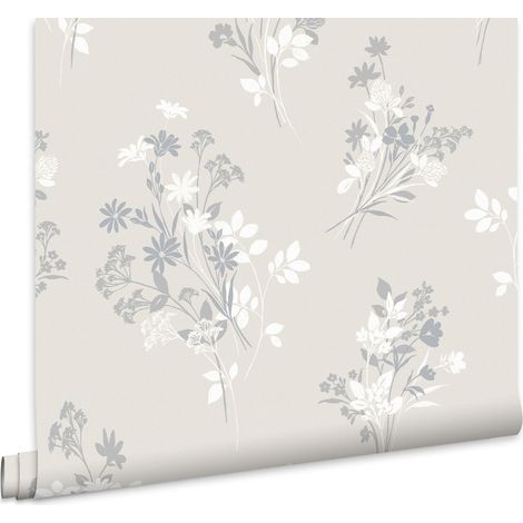 Laura Ashley Igerna Vliestapete Natural 10mx52cm