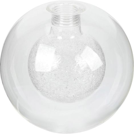 Abat-jour en verre 100 mm, douille G9, pour plafonnier ou lustre (1/5)