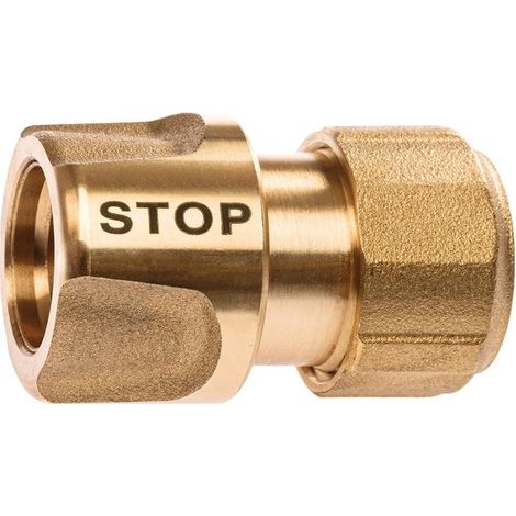 GEKA Wasserstopp GEKA plus KTW Messing Schlauchgröße 19 mm SB (1/3)
