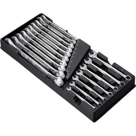 Facom Kunststoffmodul XL - Serie 440 Gabelringschlüssel 17-tlg. (1/2)