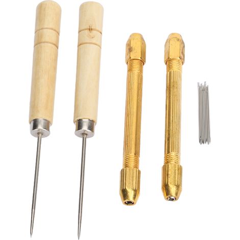 2 supports pour implanter les cheveux de poupée avec 10 aiguilles de 0,6 mm, outil de réimplantation de cheveux de poupée DIY avec poinçon (1/5)