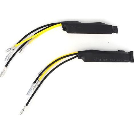 2pcs LED Résistance 12V 21W Anti-Erreur Décodeur Correcteur Feu Clignotant Moto (1/5)