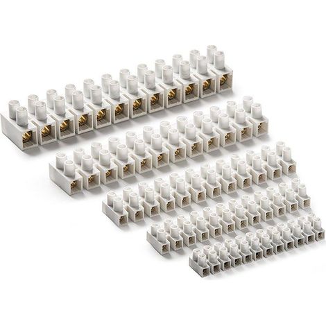 Elektrischer Verbindungstreifen Famatel 24A 2.5 mm² weiß 10 cm