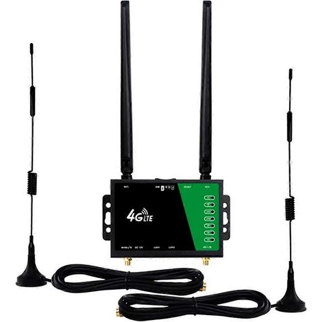 4G-WLAN-Router mit SIM-Kartensteckplatz, Firewall und 300-Mbit/s-LTE-CPE-Router für den Einsatz zu Hause, im Büro oder in Innenräumen in den USA. (1/5)