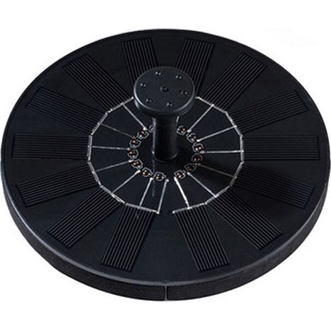 Fontaine solaire, pompe solaire pour bassin de fontaine, pour une utilisation extérieure avec 4 (1/5)