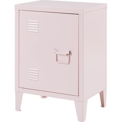 Comodino comodino cassettiera mobile contenitore maniglia porta destra 57 x 40 x 30 cm rosa 030011021
