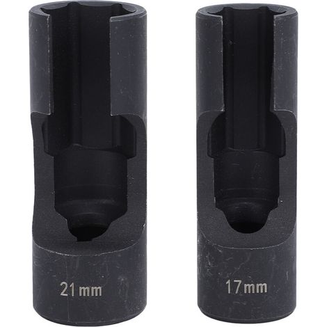 Fuel Line Socket Set, 1/2" Drive, Chrome Steel for Bent Hoses, EGT Sensors, Thermal Switches, High (1/5)