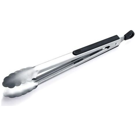 12-Zoll-Grillzange, Grillzange aus Edelstahl, hochwertige Grillzange, Fleischzange aus massivem Metall, abschließbare Küchenzange (1/5)