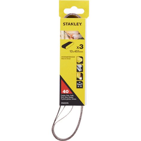 3 nastri al corindone grana 40 mm 13x451 piranha X33376 per lime elettriche (1/2)