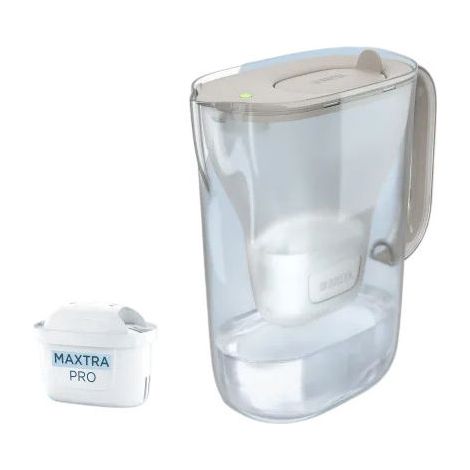 Brita Caraffa filtrante Style Essential Sand (2,4L) incl. 1 x filtro MAXTRA PRO PURE PERFORMANCE & 1 x filtro MAXTRA PRO LIMESCALE EXPERT