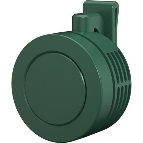 Ventilateur à clip sans pales - 3 vitesses - Silencieux - Léger - Fixable sur vêtements - Pour bureau et voyages - Vert (1/5)