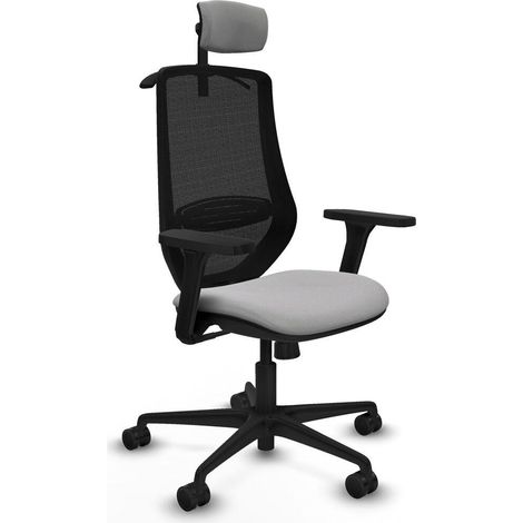 Piqueras y Crespo Mardos chaise bureau gris clair ergonomique