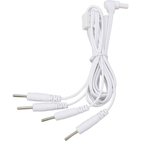 Câbles chauffants pour électrodes de 2,35 mm, câbles de remplacement de 1,2 m pour appareils TENS et instruments d'électrothérapie (1/5)