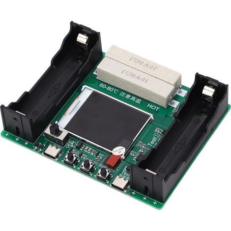 Interner Batteriewiderstandstester, 1,77-Zoll-LCD-Display, verschiedene Modi, einstellbare Kapazität für 18650-Lithium-Akkus, DC 5 V (1/4)