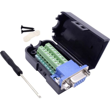 TRU COMPONENTS T1904C097 D-SUB Buchsenleisten-Set Polzahl: 15 Schrauben 1 St. (1/5)