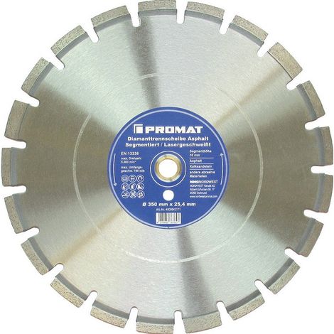 Disco da taglio diamantato D.300mm trapano 25,4mm saldato laser 10mm PROMAT