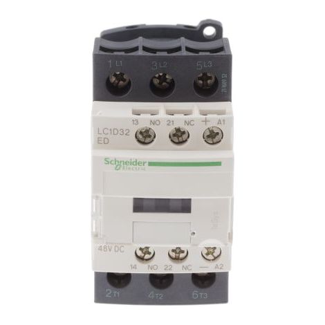 Contacteur de puissance TeSys Deca 32 A 3P 48 V CC 1NO 1NC LC1D32ED