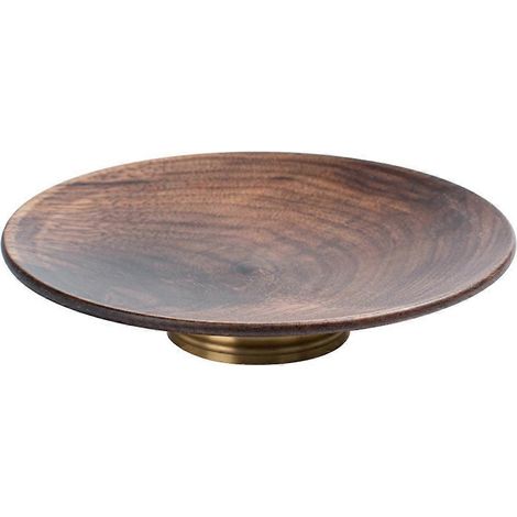 Exquisite Walnut bois thé plateau pour Dried Fruits Snacks et Desserts (1/5)