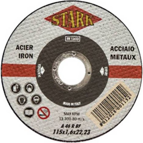 50 x STARK DISCO P/FERRO D 115X1,6 MM