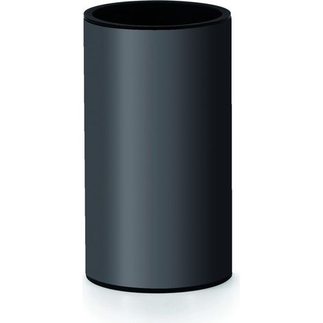 Portaspazzolini In Acciaio Inox Gun Metal  Clivia