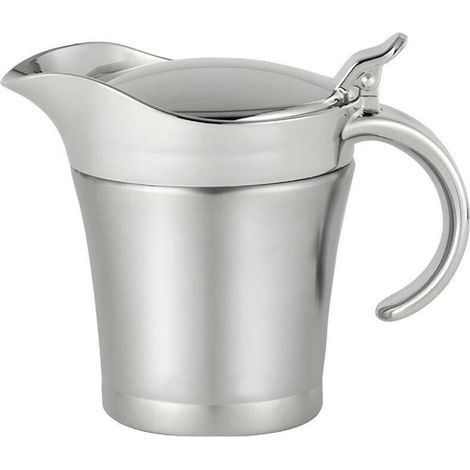 Petit pot à sauce en acier inoxydable pour steak, 450 ml (1/5)