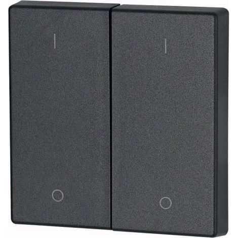 Bouton à bascule double I/0 anthracite EATON CWIZ-02/14
