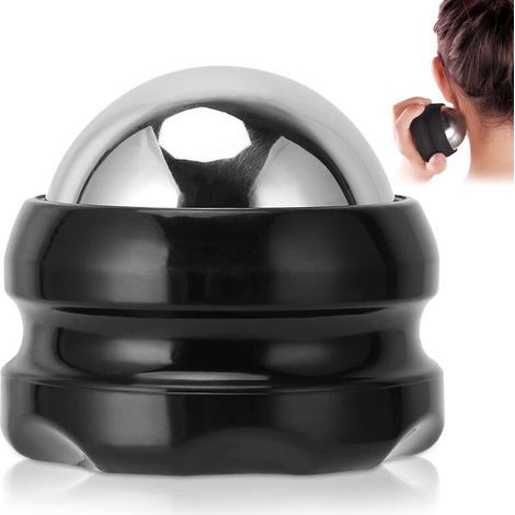 Lntyq Boule De Massage En Acier Inoxydable, Rouleau De Massage Manuel À Chaleur Froid Petit Rouleau De Massage Rouleau De Récupération Musculaire Rouleau Froid Avec Gel Pour Détente Jambes Epaules (1/5)