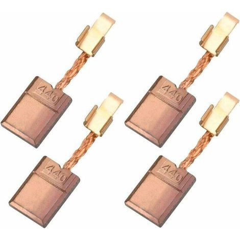 Lot de 4 Balais de Charbon en Cuivre pour Perceuses MAKITA 18V, Compatible CB-440/CB-448/CB-436 et Réf. 195021-6/194427-5/194159-4 (1/4)