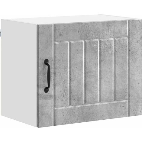 Maison Exclusive - Armadietto a muro LUCCA Grigio Cemento 50 x 31 x 40 cm