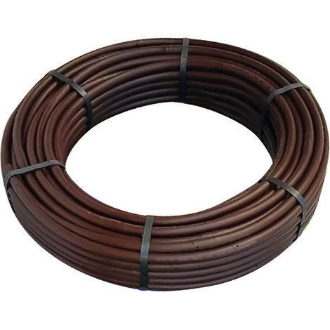 TUBO ALA GOCCIOLANTE Ø 16 - passo cm 30 - rt marrone da mt 100 Ø 16 - passo cm 30 - rt marrone da mt 100