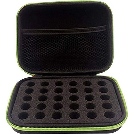 Boîte Huile Essentielle, 30 Boîteilles Imperméable Aromathérapie Boîte De Rangement Housse De Transport Trousses De Toilette Sac Voyage pour Le Stockage à La Maison Et Les Voyages(Vert)-Fei Yu (1/3)