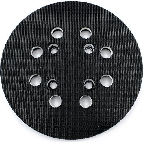 Platorello abrasivo da 125 mm, durezza media, per levigatrice orbitale Bosch serie PEX. (1/4)
