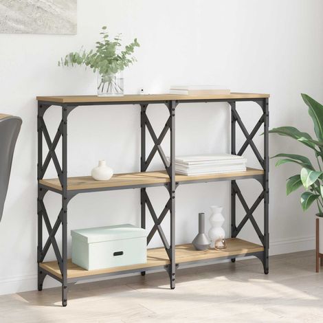 vidaXL  Console Table  Artisan Oak 100 x 28 x 80.5 cm Engineered Wood
