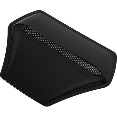 Lüftungsabdeckung für die Motorhaube, hitzebeständig, Ersatz-Auslassblende für Mitsubishi Lancer Evolution X EVO 10, glänzend schwarz (1/5)