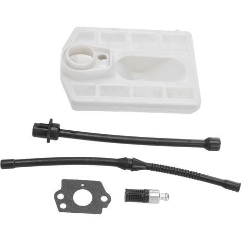 Juego de filtros de aire profesionales para motosierras, juego de juntas para filtro de aire y válvula de drenaje para los modelos de motosierra 4500, 5200 y 5800. (1/5)