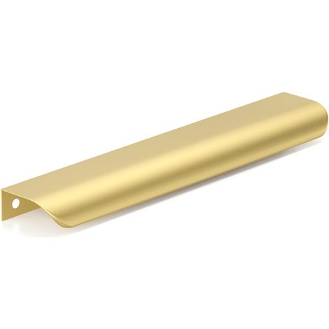 Lot de 10 Poignee de Meuble Cuisine Entraxe 160mm Poignée Meuble Invisible Doré, Poignée Cuisine en Alliage d'Aluminium Poignée Tiroir (1/5)