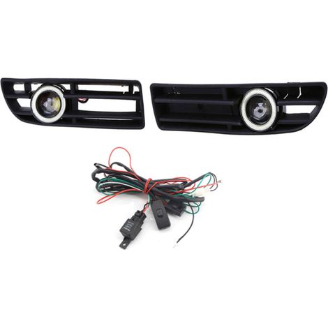 Feux antibrouillard à LED, grille de pare-chocs avant, feux de jour (DRL), pièce de rechange pour VW Jetta Bora Mk4 99-04 (1/5)
