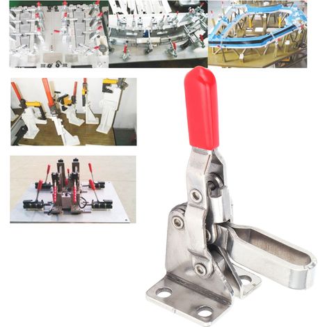 Schnellspann-Knieschelle aus Edelstahl, Handwerkzeug, 60 kg Haltekraft (1/5)