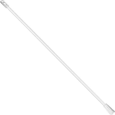 Baguette de rechange pour stores verticaux (lot de 3) avec crochet, adaptée aux rideaux, réglage intérieur, légère et robuste. (1/5)